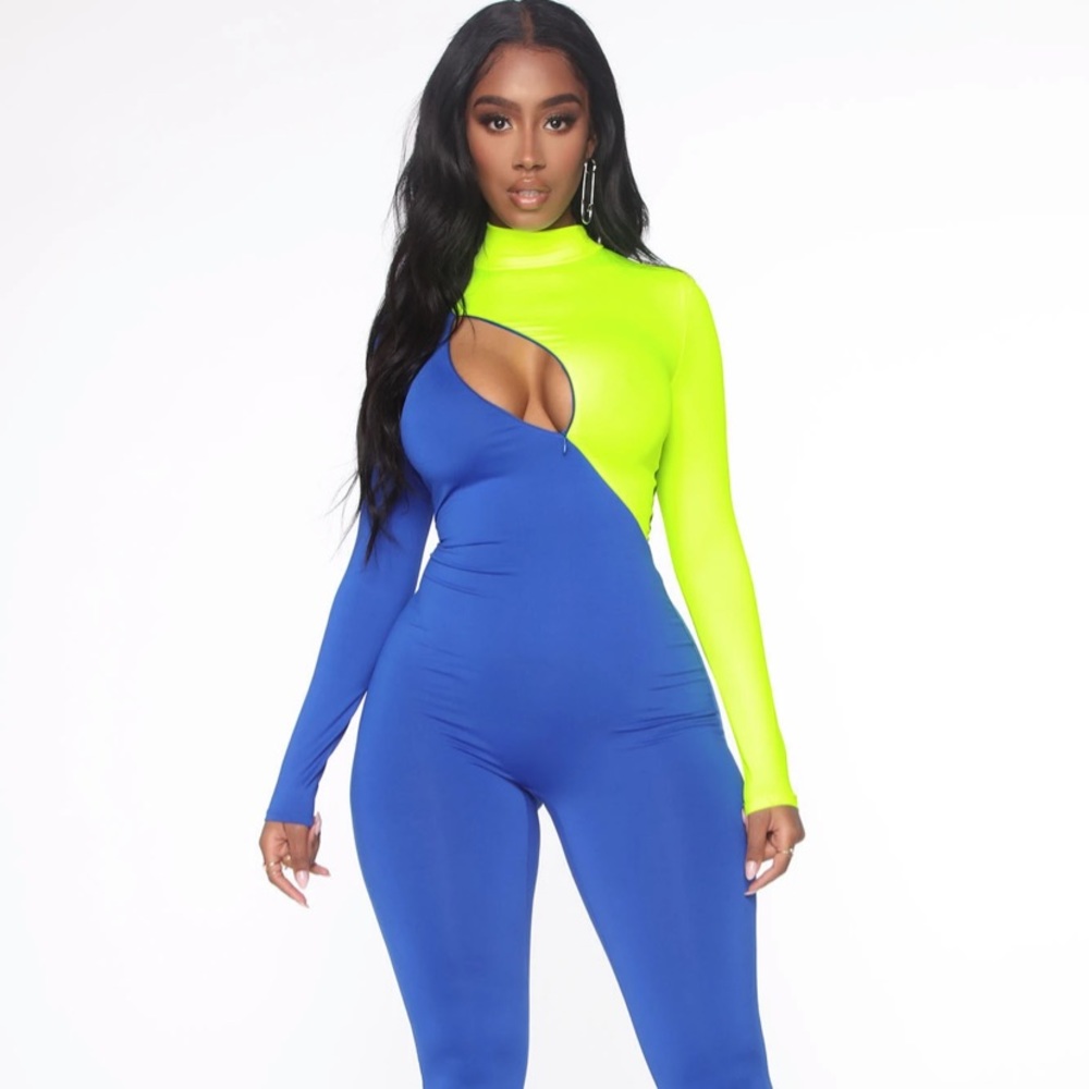 NWT Color Block Jumpsuit